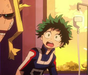 midoriya in the hospital
